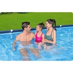 Gestellter Gartenpool 400 x 211 x 81 cm 4in1 Bestway 56405N.
