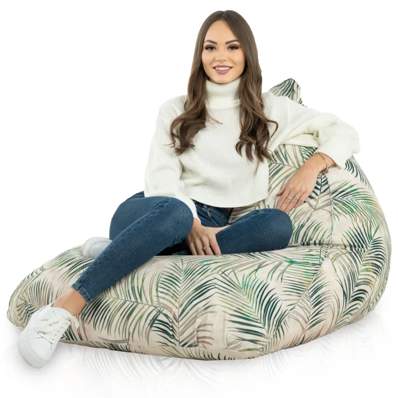 Boden-Sitzsack XL Bermuda - Premium Print-Stoff – Ansicht 63