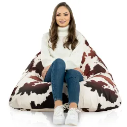 Vielseitiger macchiato Sitzsack geeignet für jeden Wohnraum oder Gartenbereich