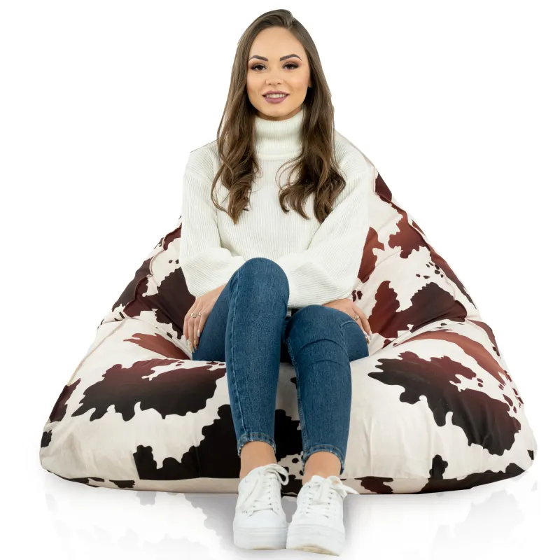 Vielseitiger macchiato Sitzsack geeignet für jeden Wohnraum oder Gartenbereich