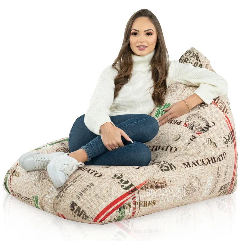 Boden-Sitzsack XL Bermuda - Premium Print-Stoff – Ansicht 49