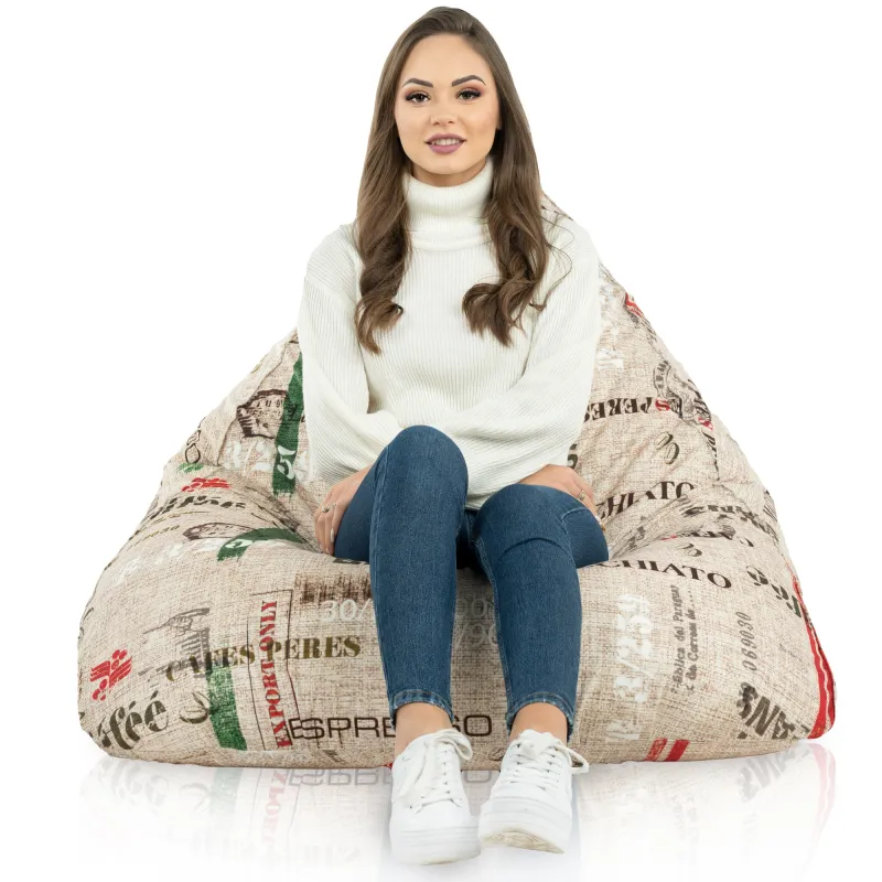 Boden-Sitzsack XL Bermuda - Premium Print-Stoff – Ansicht 65