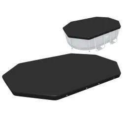 Abdeckplane für ovalen Stahlrahmen Pool 300 x 200 x 84 cm Bestway 58424
