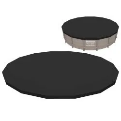 Poolabdeckung für Stahlrahmenbecken 488 cm Bestway 58249