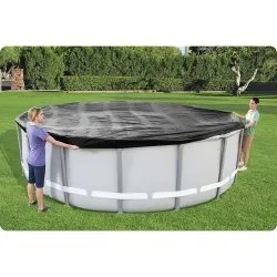 Abdeckung für 488 cm Bestway 58249 Rahmenbecken.