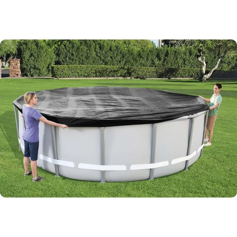 Abdeckung für 488 cm Bestway 58249 Rahmenbecken.