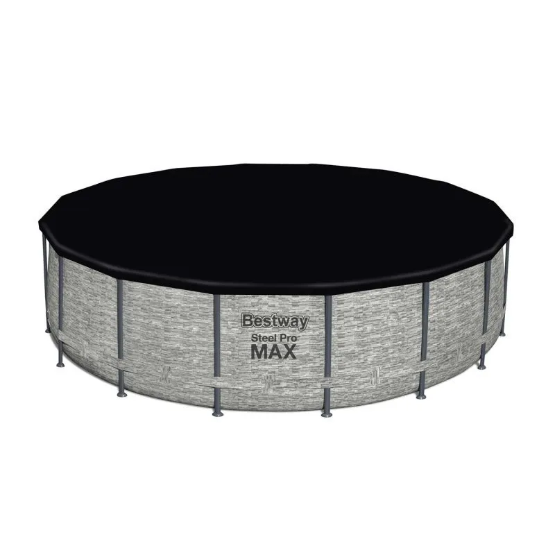 Abdeckung für 488 cm Bestway 58249 Rahmenbecken.