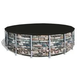 Abdeckung für 549 cm Bestway 58039 Rahmenpool.