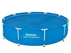 Solarabdeckung für 305 cm Rahmenbecken Bestway 58241.