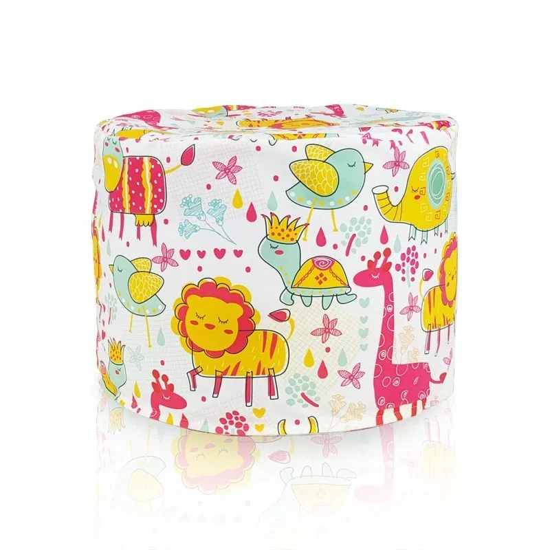 Pouf Runder Sitzhocker Zylinder - Premium Print-Stoff – Ansicht 15