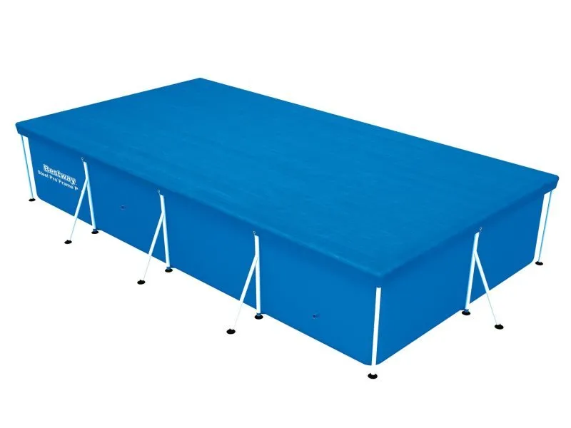 Abdeckung für 400 x 211 cm Rahmenbecken Bestway 58107.