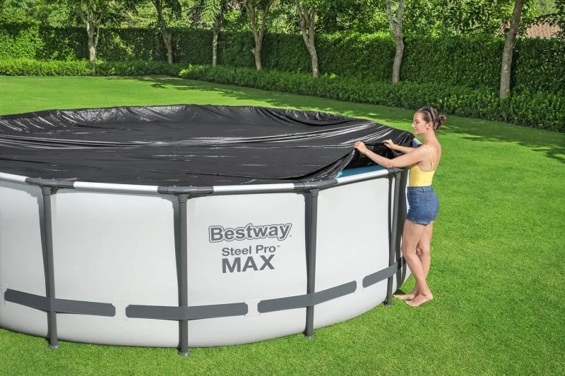 Abdeckung für 457 cm Regalbecken Bestway 58038.