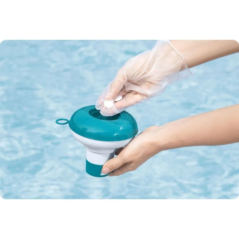 Kleiner Schwimmer, Bestway 58210 Poolchemikalienspender.
