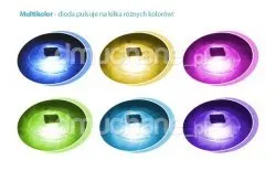 Bestway 58111 Solar-Pool-Leuchte, 18 cm Durchmesser.