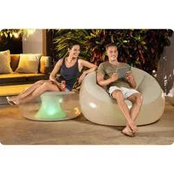 Bestway 75086 LED aufblasbarer Stuhl.