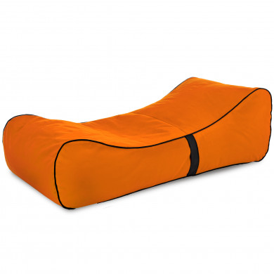 Lounge Sessel Orange Plüsch