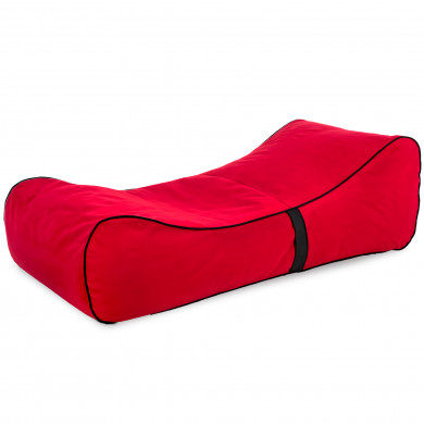 Lounge Sessel Rot Plüsch