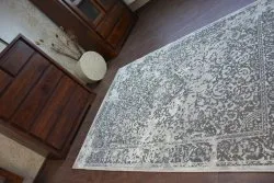 Dywan Vintage 22208/356 szary rozeta klasyczny