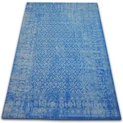 Teppich VINTAGE Blumen 22209/543 blau