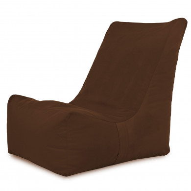 Braun Sitzsack Sessel XXL Plüsch
