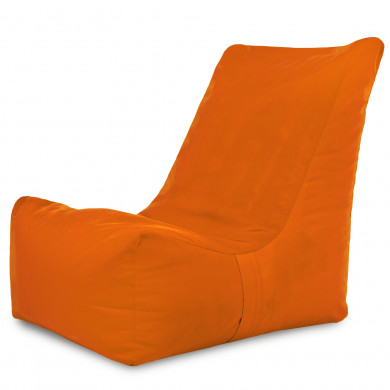 Orange Sitzsack Sessel XXL Plüsch