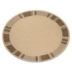TEPPICH SISAL KREIS FLOORLUX 20195 mais / coffe