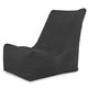 Grau Sitzsack Sessel XXL Plüsch Modern