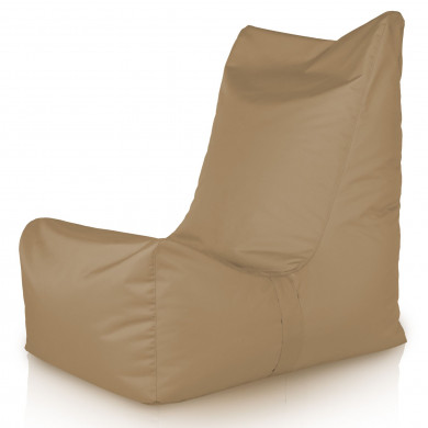 Beige Sitzsack Sessel Outdoor XXL