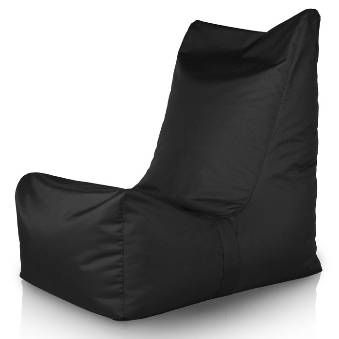 Schwarz Sitzsack Sessel Outdoor XXL Draußen
