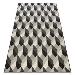 Teppich FLAT 48624/690 SISAL - 3D-Würfel