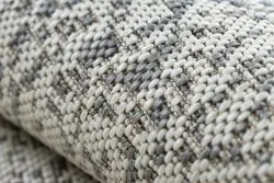 Dywan SZNURKOWY SIZAL FLAT 48832367 Koła, kropki krem / szary 