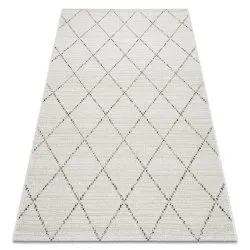 Teppich COLOR 19436/062 SISAL Diamanten Quadrate Beige