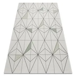 Teppich COLOR 19447/062 SISAL Diamanten Dreiecke Creme