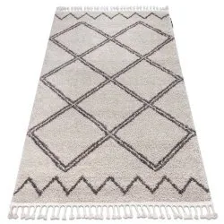 Teppich BERBER ASILA B5970 sahne / braun Franse berber marokkanisch shaggy zottig