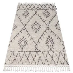 Teppich BERBER FEZ G0535 sahne / braun Franse berber marokkanisch shaggy zottig