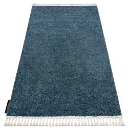 Teppich BERBER 9000 blau Franse berber marokkanisch shaggy
