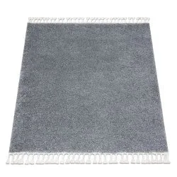 Teppich BERBER quadratisch 9000 grau Franse berber marokkanisch shaggy
