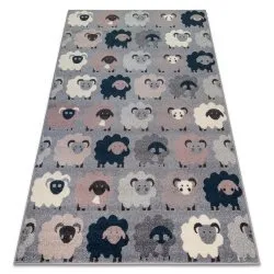 Teppich HEOS 78468 grau / blau SCHAFE