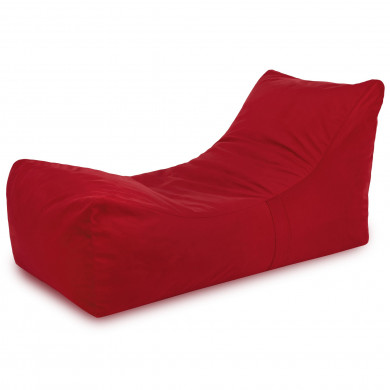Lounge Sessel XXL Rot Plüsch