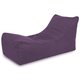 Lounge Sessel XXL Violett Plüsch