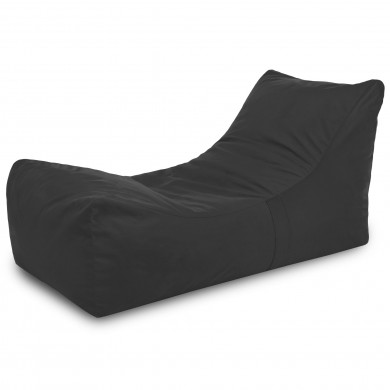 Lounge Sessel XXL Grau Plüsch
