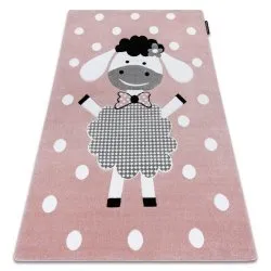 Kinderteppich PETIT DOLLY Schaf rosa