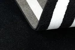 Dywan HAMPTON Lux koło czarny
