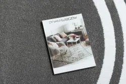 Dywan HAMPTON Lux koło szary