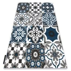 Teppich ALTER Porto Blumen blau