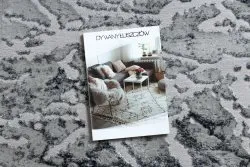 Dywan MEFE nowoczesny  6182 Beton - Strukturalny, dwa poziomy runa szary