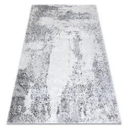 Modern MEFE Teppich 8731 Vintage - Strukturell zwei Ebenen aus Vlies grau