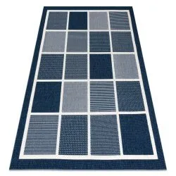 Teppich SPRING 20426994 Quadrate, Rahmen geschlungen - blau