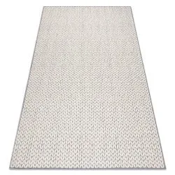 Dywan SPRING 20467332 Jodełka, chevron sznurkowy, pętelkowy - krem