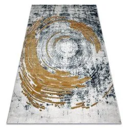 Exklusiv EMERALD Teppich 1024 glamour, stilvoll abstraktion blau / gold